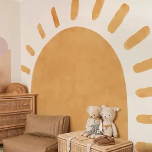 S3d47bfcc14ca49d599fc7179d369305cs.webp Boho Sun Fabric Wallpaper Kids Wall Stickers